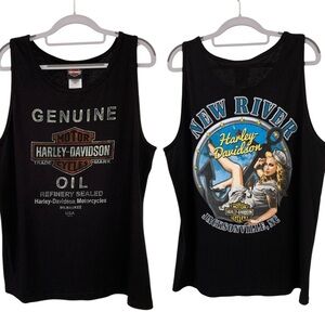 Like New! Men’s Harley Davidson Cotton Tank Top New River Jacksonville NC